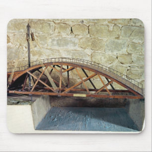 Mousepad Modelo de uma ponte de balanço