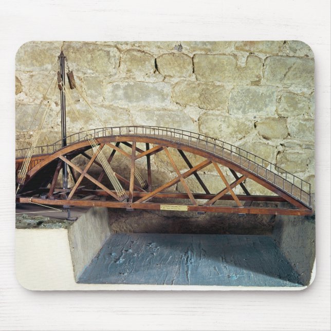 Mousepad Modelo de uma ponte de balanço (Frente)