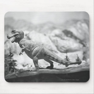 Mousepad Modelo do rex B&W do tiranossauro