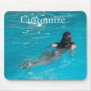 Mousepad Modelo feminino de natação Thunder_Cove