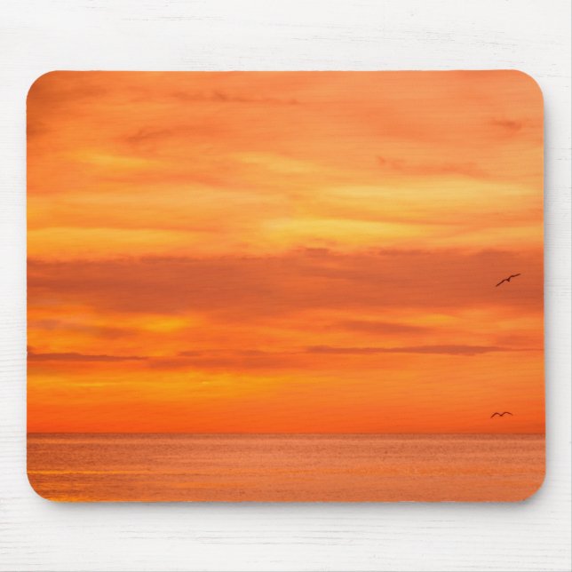 Mousepad Modelo Moderno Elegante Amarelo Amarelo Vermelho (Frente)