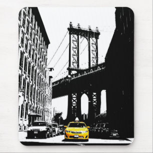Mousepad Modelo Nyc Nova Iorque Yellow Taxi Brooklyn