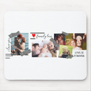 Mousepad Modelo Personalizado para Colagem de Fotos Persona