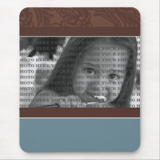 Mousepad Modelo PHOTO Floral Clássico {TBA} (teal)