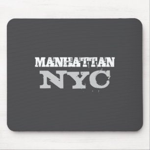 Mousepad Modelo Preto Elegante Cidade de Nova York Manhatta