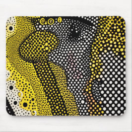 Mousepad Modern Abstract Dot Pattern 