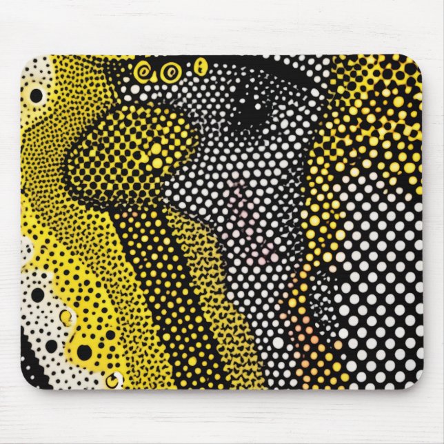 Mousepad Modern Abstract Dot Pattern  (Frente)