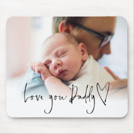 Mousepad Modern Love You Pai Script Name Overlay