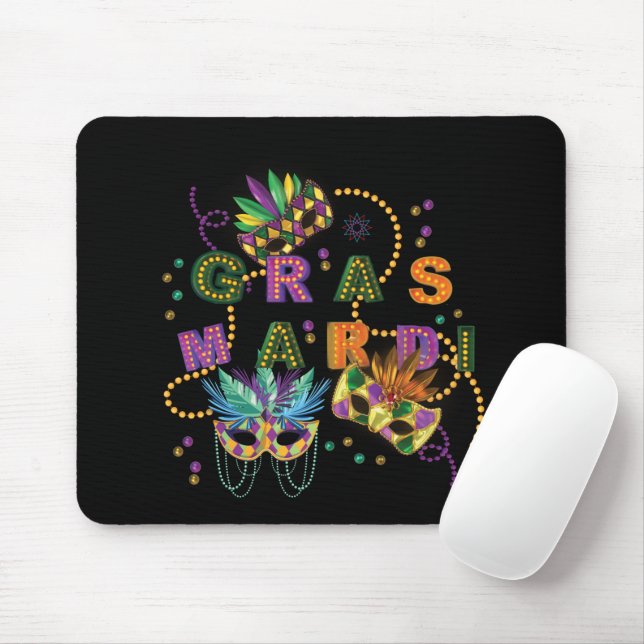 Mousepad Modern Mardi Gras (Com mouse)