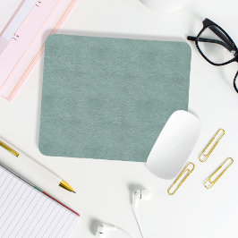 Mousepad Modern Mint Green Faux Leather