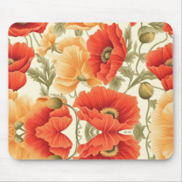Mousepad Modern Watercolor Flowers