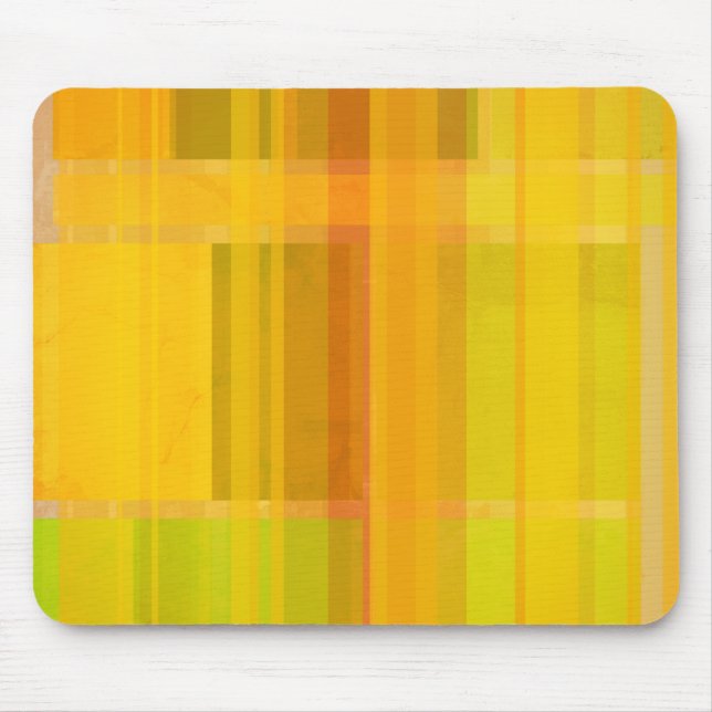 Mousepad Moderno Abstrato | Cores Cítricas Coloridas (Frente)