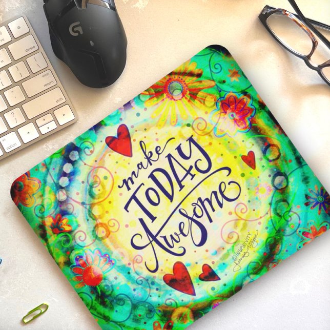 Mousepad Moderno Divertido Torne Hoje Incrível A Inspirivên (Criador carregado)