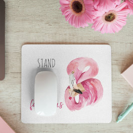 Mousepad Moderno Exótico Altura E Fabuloso Flamingo BE