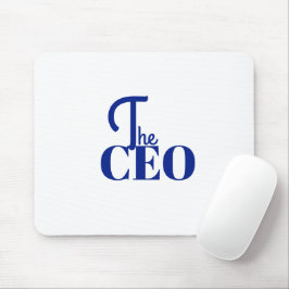 Mousepad Moderno Minimal O CEO Azul