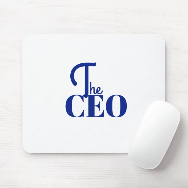 Mousepad Moderno Minimal O CEO Azul (Com mouse)