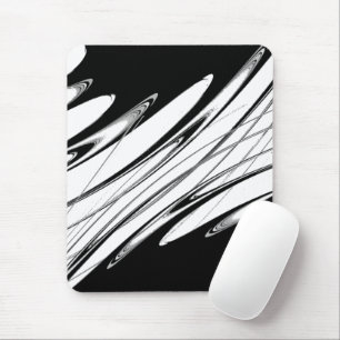 Mousepad Moderno preto e branco