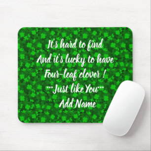 Mousepad Moderno Quatro Folhas Folheto