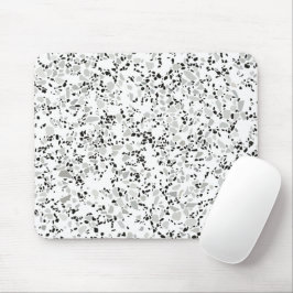 Mousepad Moderno White Terrazzo