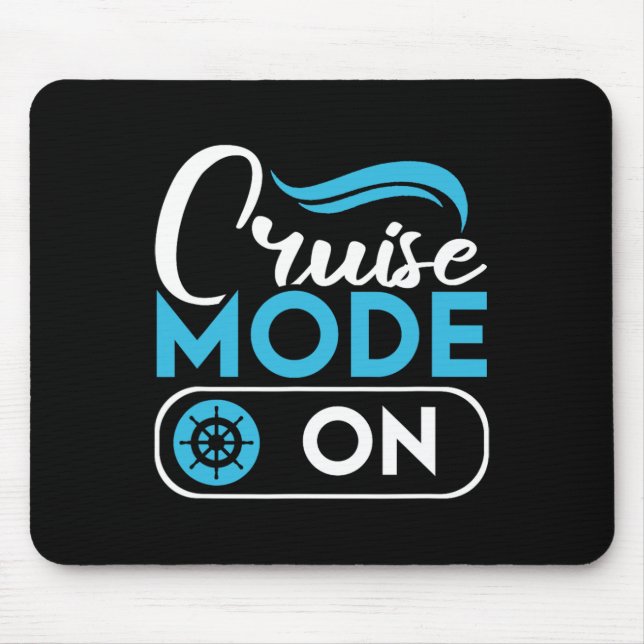 Mousepad Modo Cruzeiro Em Cruzeiro De Balsa De Barco Cruzei (Frente)