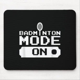 Mousepad Modo de Badminton Ativado Treinador de Jogador de