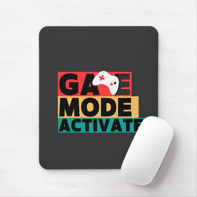 Mousepad Modo de Jogo Ativado Arte de Controle de Jogo (Com mouse)