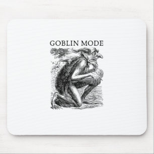 Mousepad Modo Duende Goblincore Estética Vintage Engraçado