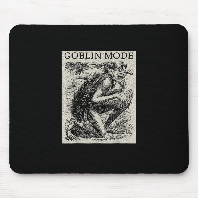 Mousepad Modo Duende Goblincore Fairycore Grunge Medieval (Frente)