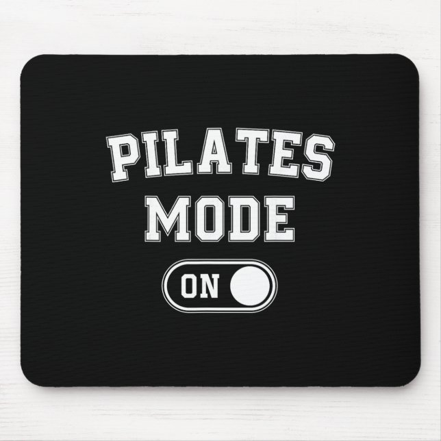 Mousepad Modo Pilates Ativado Presente Engraçado para Instr (Frente)
