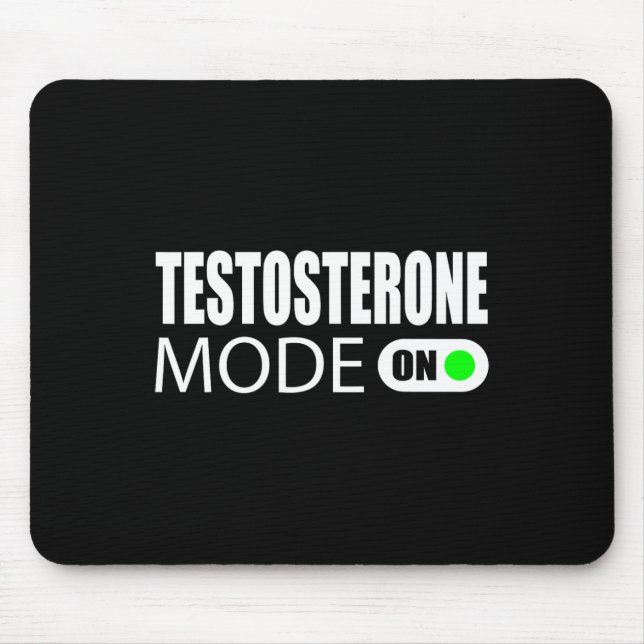 Mousepad Modo Testosterona Ativado (Frente)