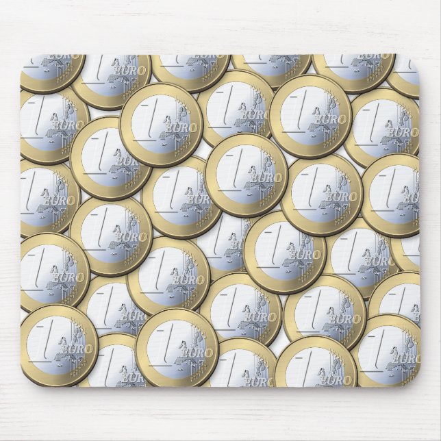 Mousepad Moedas de Euro (Frente)