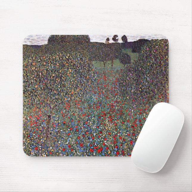 Mousepad Mohnfeld, Gustav Klimt (Com mouse)