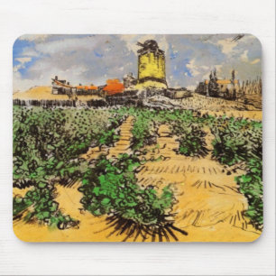 Mousepad Moinho de Van Gogh de Alphonse Daudet em Fonteviel
