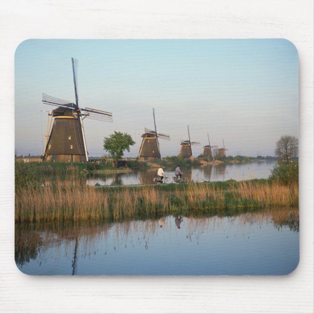 Mousepad Moinhos de vento, Kinderdijk, Holanda (Frente)