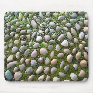 Mousepad Moisés, pedras e flores, mosaicos fotográficos