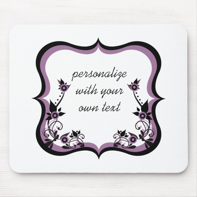 Mousepad Mola Floral Sassy Mousepad, Roxo (Frente)