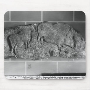Mousepad Molde de um friso dos animais de Le Roc de Sers