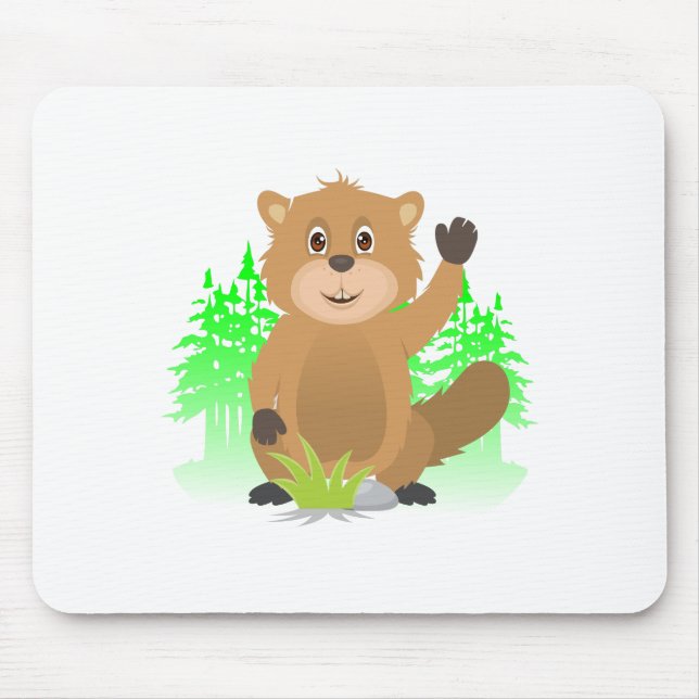 Mousepad Mole Clipart (Frente)