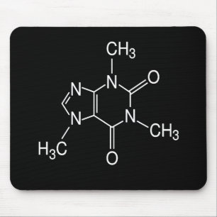 Mousepad molécula da cafeína
