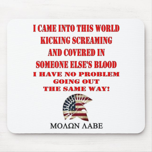 MOUSEPAD MOLON LABE (Frente)