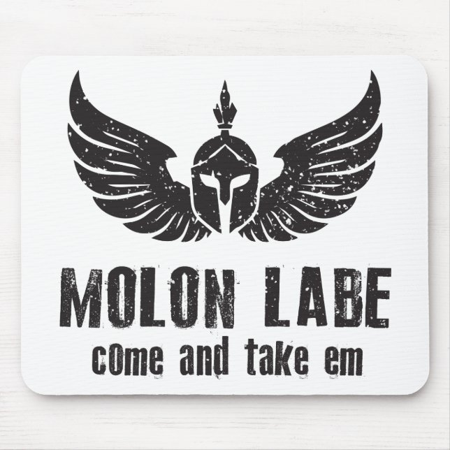 Mousepad Molon Labe (Frente)