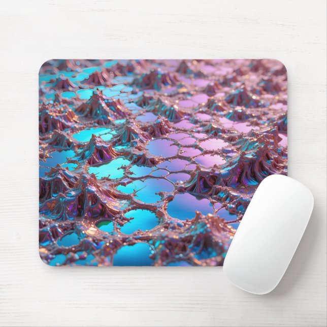 Mousepad Molten Bismuth Landscape (Com mouse)