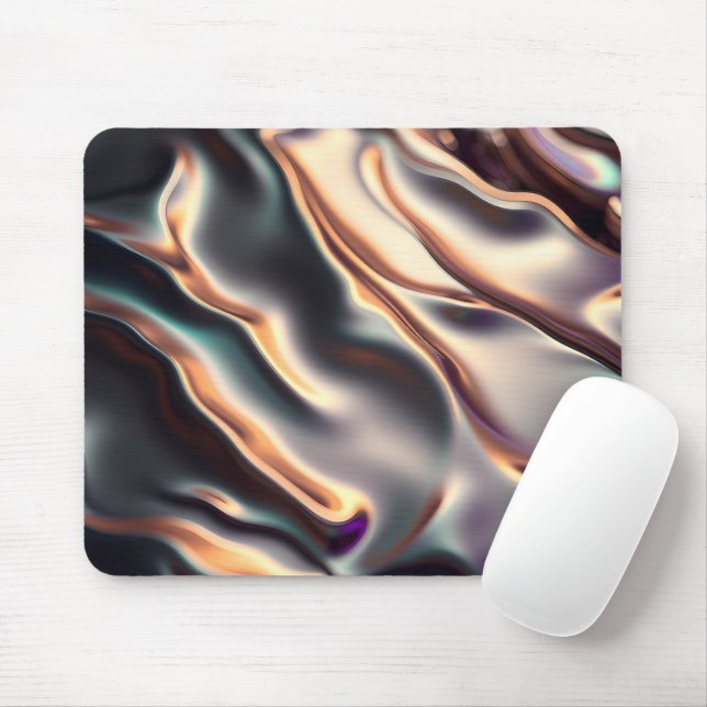 Mousepad Molten Iridescente Ripples (Com mouse)