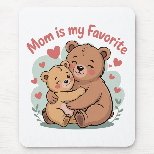 Mousepad Mom Is My Favorite (Frente)