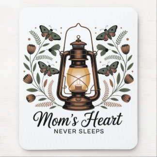 Mousepad Mom’s Heart Never Sleeps
