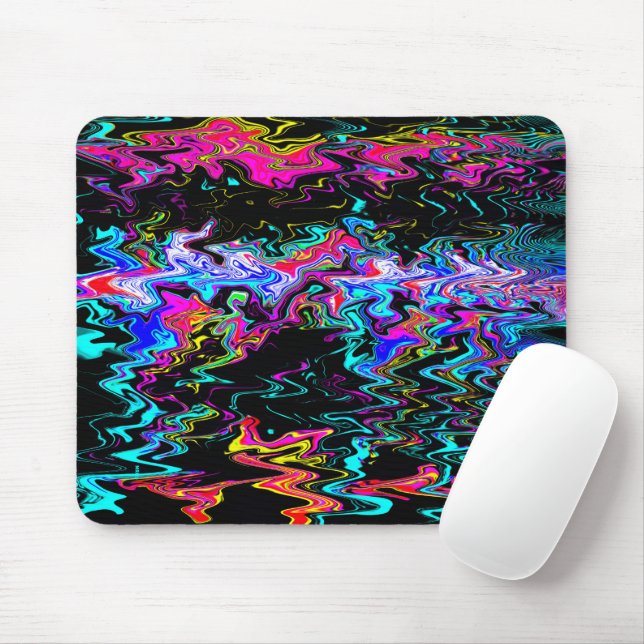 Mousepad Momentos psicodélicos ondulados...... (Com mouse)