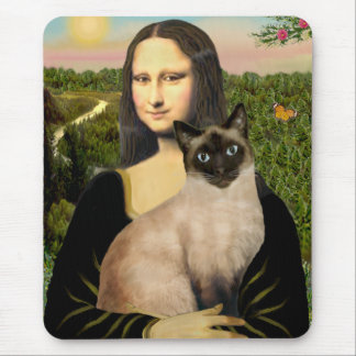 Mousepad Mona Lisa - Gato Siamês de Seal Point