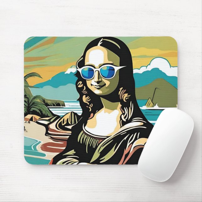 Mousepad Mona Lisa Legal. (Com mouse)