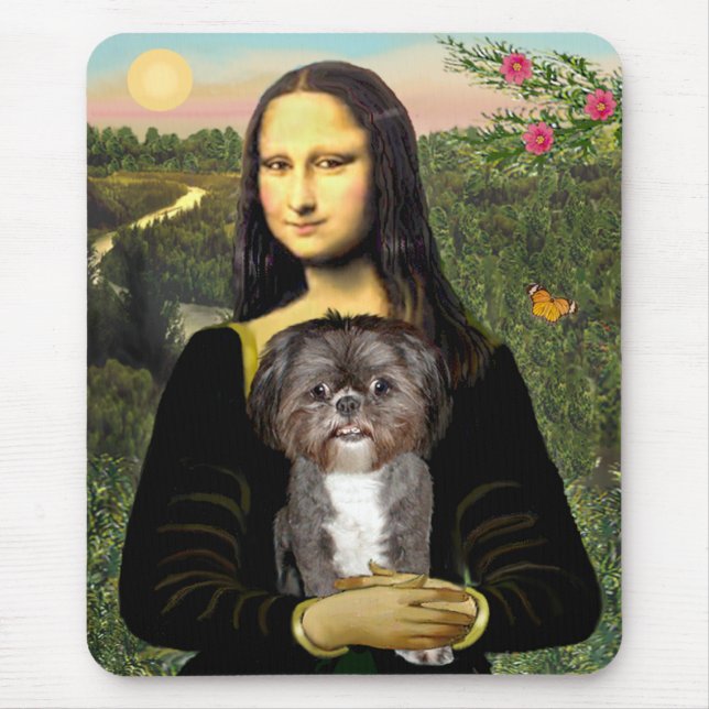 Mousepad Mona Lisa - Shih Tzu (M) (Frente)