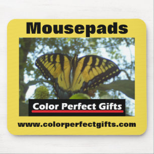 Mousepad Monarca amarelo da propaganda